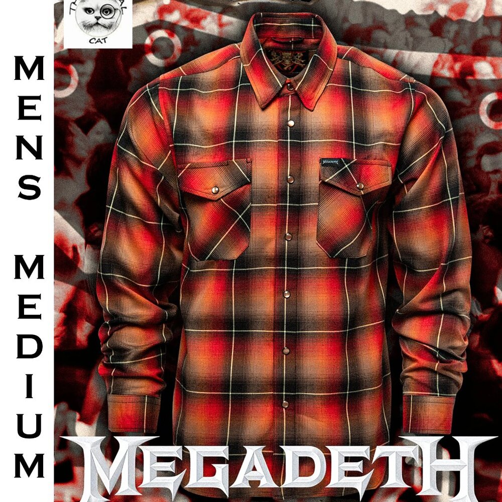 DIXXON FLANNEL x MEGADETH KILLING IS MY BUISNESS Flannel Shirt - Men's Medium